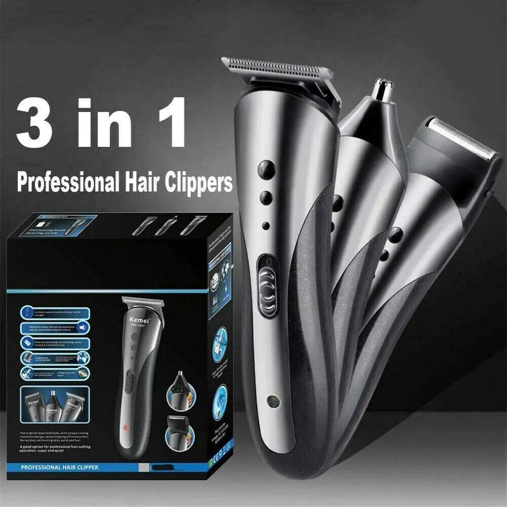 Multifunctional Hair Clippers Suit Black Hairdressing Scissors Head Hair Cutting Kit Quick Charge Plug Dual-use for Men/Kids
Multifunctional Hair Clippers Suit Black Hairdressing Scissors Head Hair Cutting Kit Quick Charge Plug Dual-use for Men/Kids