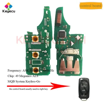 KEYECU MQB System Keyless- Go Modified Remote PCB Board With 3 Buttons ASK 315MHz/ 434MHz 49 Chip for Volkswagen VW Megamos AES
KEYECU MQB System Keyless- Go Modified Remote PCB Board With 3 Buttons ASK 315MHz/ 434MHz 49 Chip for Volkswagen VW Megamos AES