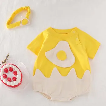 2020 New Summer Infant Baby Girls Romper Toddler Baby Cotton Cartoon Short Sleeve Romper+Hair Baby Girl Clothes Jumpsuits
2020 New Summer Infant Baby Girls Romper Toddler Baby Cotton Cartoon Short Sleeve Romper+Hair Baby Girl Clothes Jumpsuits