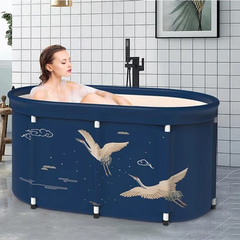 PVC Bath Tub Foldable Bathtub Adult Bath Bucket Folding Tub Portable SPA Tub Not Inflated Bath Barrel Household Sauna Bucket
PVC Bath Tub Foldable Bathtub Adult Bath Bucket Folding Tub Portable SPA Tub Not Inflated Bath Barrel Household Sauna Bucket