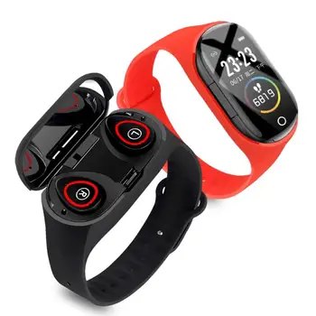 M1PRO UI Heart Rate Sleep Monitor Fitness Smart Bracelet with Bluetooth Earphone for iOS Android TWS mini in-ear headphones
M1PRO UI Heart Rate Sleep Monitor Fitness Smart Bracelet with Bluetooth Earphone for iOS Android TWS mini in-ear headphones