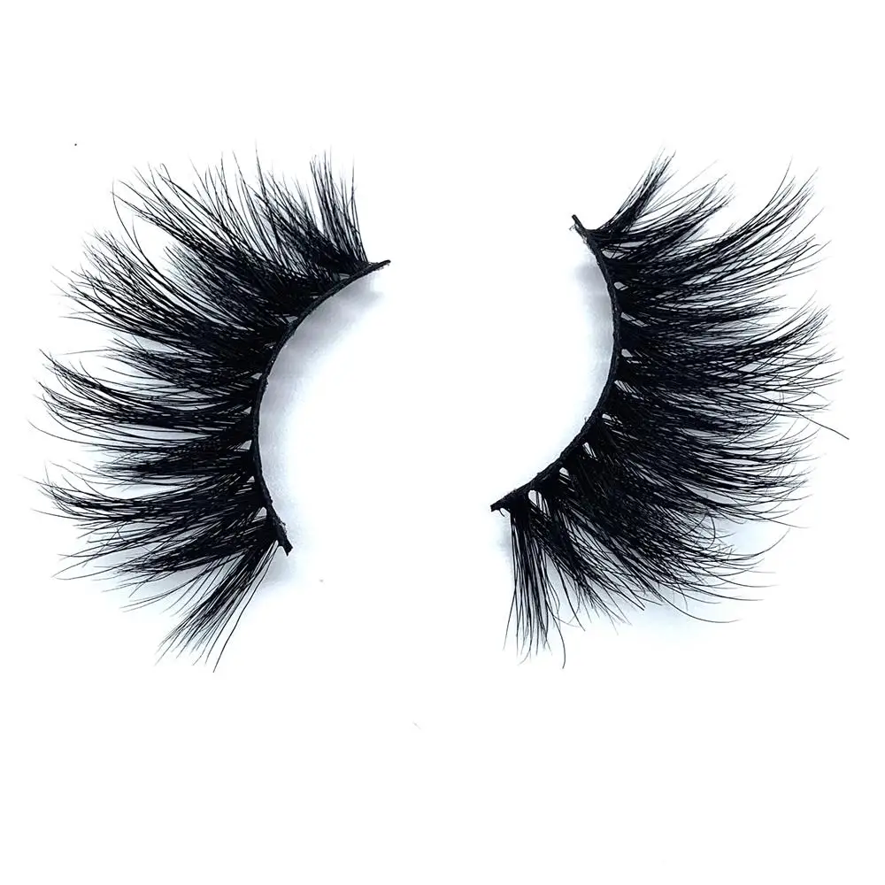 

3D Lashes 25mm Eyelashes Dramatic Volume Lashes Crisscross False Eyelashes Cruelty Free Resuable Real Mink Eyelashes Makeup 6D32