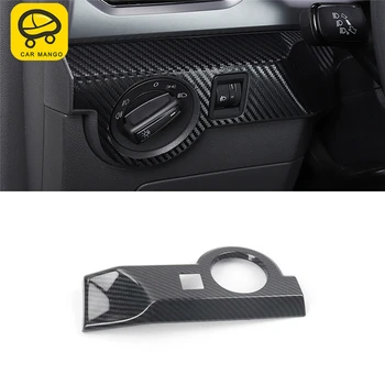 CARMANGO Car Styling Front Headlight Switch Panel Cover Trim Frame Sticker Interior Accessories for VW Volkswagen T-CROSS 2019 
CARMANGO Car Styling Front Headlight Switch Panel Cover Trim Frame Sticker Interior Accessories for VW Volkswagen T-CROSS 2019