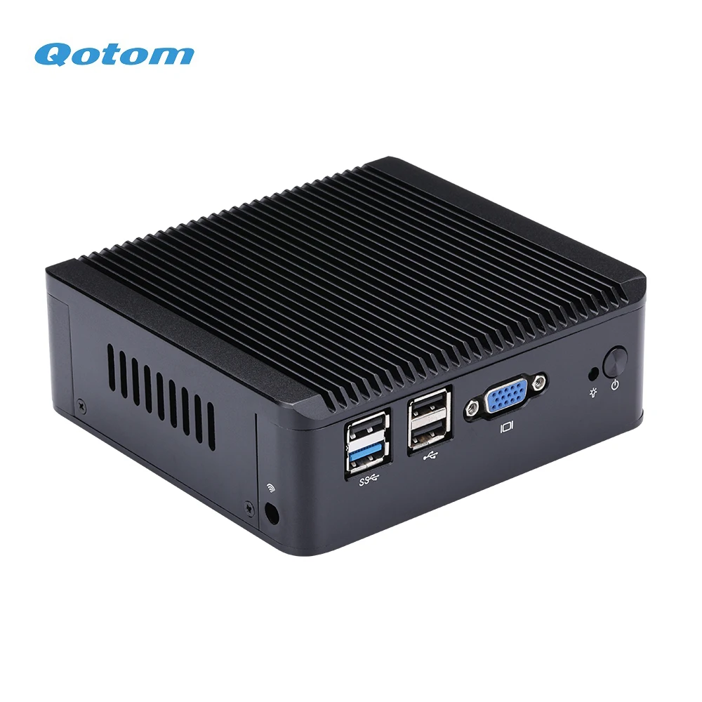 Qotom Mini PC Q190G4 4 LAN порта Celeron j1900 процессор Quad core 2.0 GHz мини пк pfsense Linux|j1900 mini pc|mini pcpc quad |