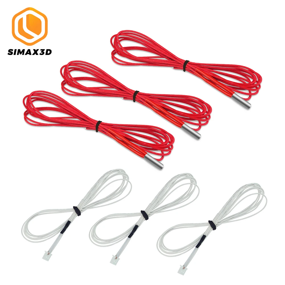 SIMAX3D 3pcs NTC 3950 thermistor RAM44 1.4 A4988 MK2B 100K + 24V 40W Red Heater Cartridge Extruder Heater for Hotend Ender 3 Pro
SIMAX3D 3pcs NTC 3950 thermistor RAM44 1.4 A4988 MK2B 100K + 24V 40W Red Heater Cartridge Extruder Heater for Hotend Ender 3 Pro