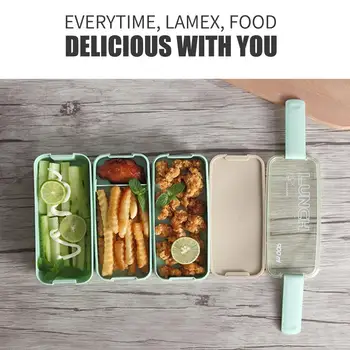 Food Container Wheat Straw with Lid Portable 900ml Sturdy Lunch Box Bento Box Elegant Thermal Lunch Box Picnics School Travel
Food Container Wheat Straw with Lid Portable 900ml Sturdy Lunch Box Bento Box Elegant Thermal Lunch Box Picnics School Travel