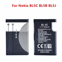 Limskey литий ионный аккумулятор телефона Батарея BL 5C 5B 5J 5CT для NOKIA N70