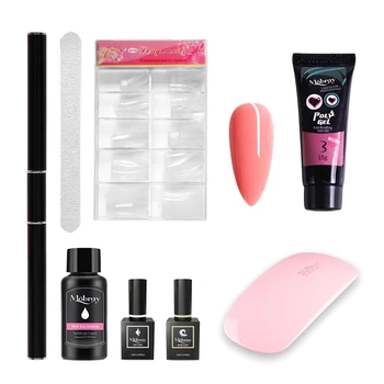 Home Decor Poly Gel Set Polygel Nail Kit With Led Lamp Manicure Light Therapy Extension Tool Professional Fast Dry Nail Art Tool
Home Decor Poly Gel Set Polygel Nail Kit With Led Lamp Manicure Light Therapy Extension Tool Professional Fast Dry Nail Art Tool