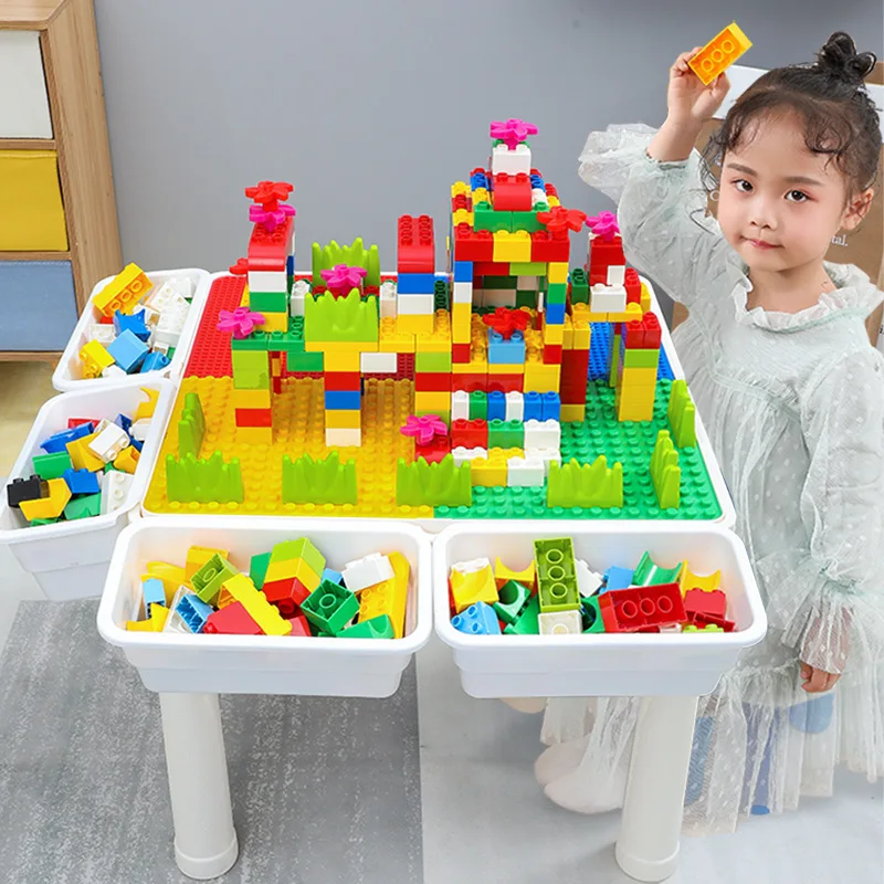 Children ji mu zhuo Multi-functional Study Table Children'S Educational Assembled Toys Compatible Size Granule ji mu zhuo
Children ji mu zhuo Multi-functional Study Table Children'S Educational Assembled Toys Compatible Size Granule ji mu zhuo