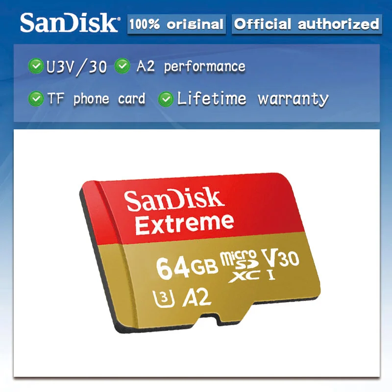 Sandisk extreme plus карта памяти micro sd класс 10 128 ГБ 256 160 Гб | Компьютеры и офис