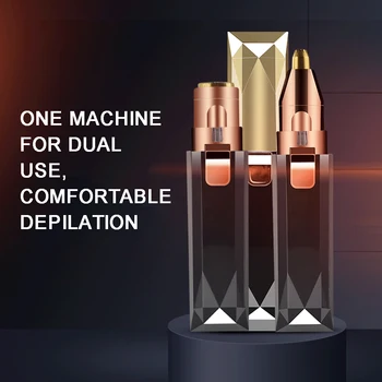 2 In 1 Lipstick Model Electric Eyebrow Trimmer Multifunctional Razor Portable Mini Eyebrow Razor Painless Face Eyebrow Epilator
2 In 1 Lipstick Model Electric Eyebrow Trimmer Multifunctional Razor Portable Mini Eyebrow Razor Painless Face Eyebrow Epilator