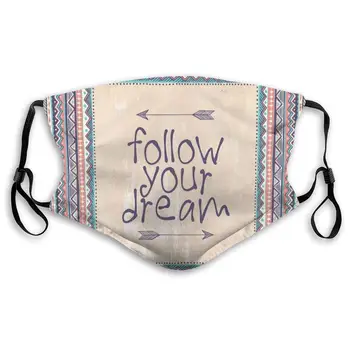NYF Inspirational Quote Follow Your Dream and Arrows Aztec Framed Graphic Art Stretchable Cycling Dustproof Breathing Mask
NYF Inspirational Quote Follow Your Dream and Arrows Aztec Framed Graphic Art Stretchable Cycling Dustproof Breathing Mask