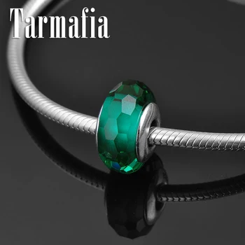 100% real 925 Sterling Silver Sparkling Green Fine Murano Glass Beads Fit Original Women Women Charms Bracelet Jewelry making 
100% real 925 Sterling Silver Sparkling Green Fine Murano Glass Beads Fit Original Women Women Charms Bracelet Jewelry making