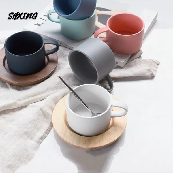 SHXING Means Simple Color Matte Ceramic Coffee Cup Mug Breakfast Cup Couple Water Cup Nordic Set.
SHXING Means Simple Color Matte Ceramic Coffee Cup Mug Breakfast Cup Couple Water Cup Nordic Set.