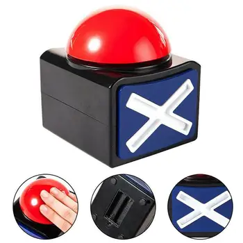 1pc Fun Red Game Answer Buzzer Alarm Button Box With Yes No Button Sound Light Relieve Stress Prank Large Vent Toy Family Game
1pc Fun Red Game Answer Buzzer Alarm Button Box With Yes No Button Sound Light Relieve Stress Prank Large Vent Toy Family Game