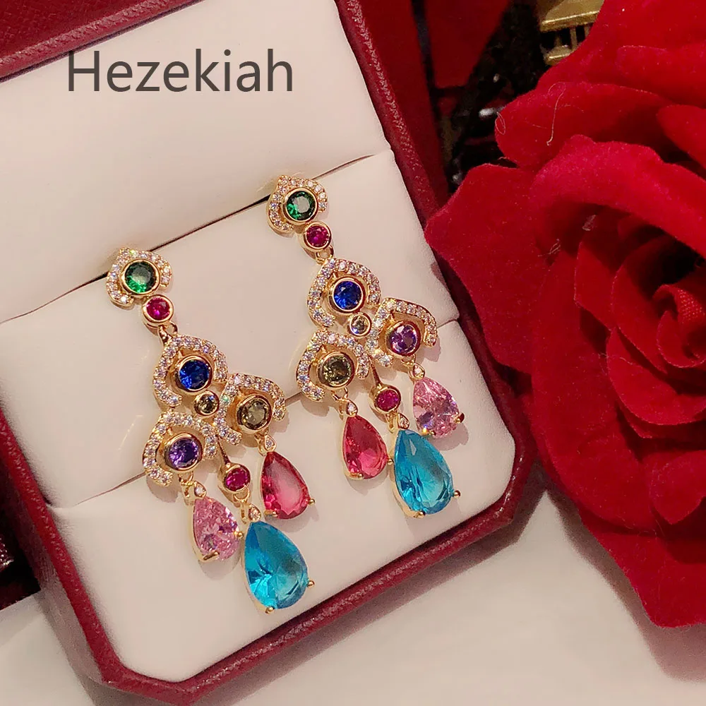 Hezekiah needle Earrings Free shipping Personality fashion Women's Dance party Superior quality female | Украшения и