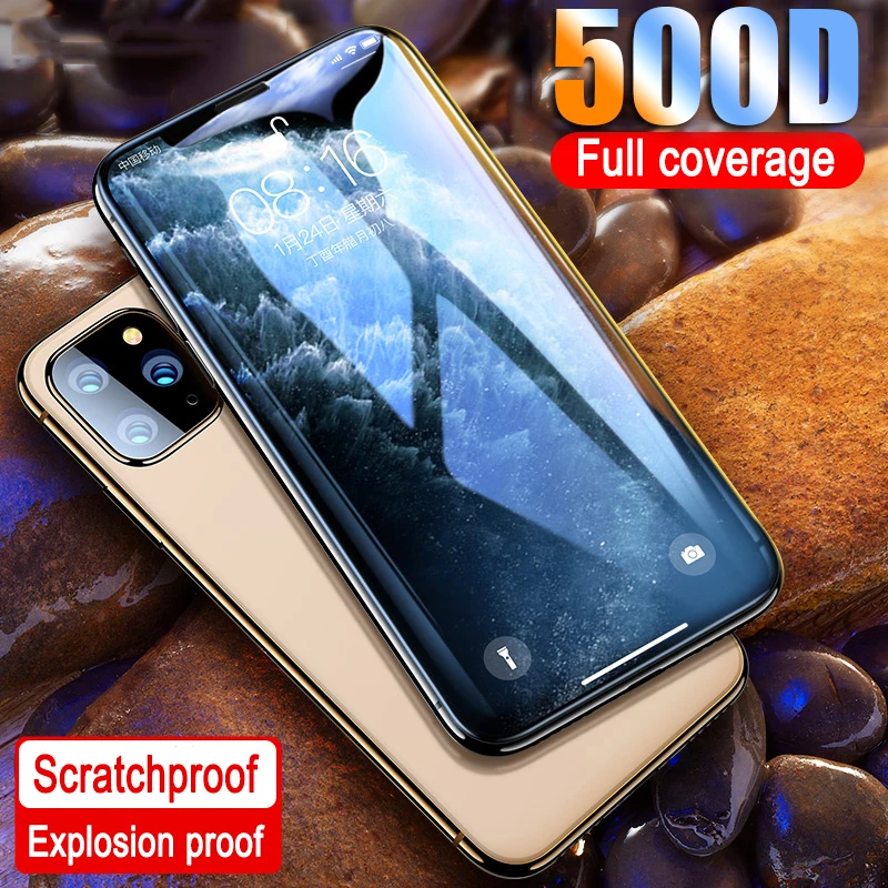 500D Curved edge Protective Glass On The For iPhone 11 Pro Max 7 8 6 Plus Tempered Glass For 11 Pro X XR XS Max Screen Protector
500D Curved edge Protective Glass On The For iPhone 11 Pro Max 7 8 6 Plus Tempered Glass For 11 Pro X XR XS Max Screen Protector