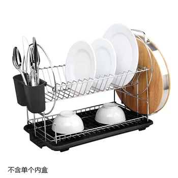 2 Layer Dish Rack Kitchen Organizer Storage Drainer Drying Plate Shelf Sink Supplies Knife and Fork Container Kitchen Rack Home
2 Layer Dish Rack Kitchen Organizer Storage Drainer Drying Plate Shelf Sink Supplies Knife and Fork Container Kitchen Rack Home