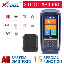 XTOOL A30 PRO Touch Screen OBD2 Car Diagnostic Tool &Code Reader With 12 Kinds Special Functions With BT/Wifi Free Update Online
XTOOL A30 PRO Touch Screen OBD2 Car Diagnostic Tool &Code Reader With 12 Kinds Special Functions With BT/Wifi Free Update Online