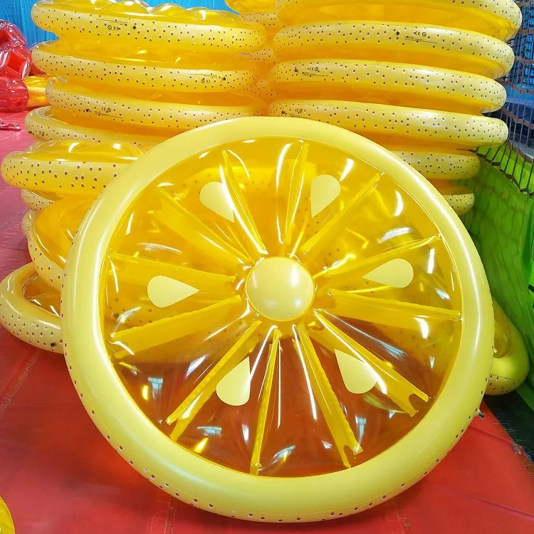 160 Cm Extra-large Size Environmentally Friendly Thick PVC Inflatable Lemon Floating Bed, Inflatable Lemon Floating Row Manufact
160 Cm Extra-large Size Environmentally Friendly Thick PVC Inflatable Lemon Floating Bed, Inflatable Lemon Floating Row Manufact
