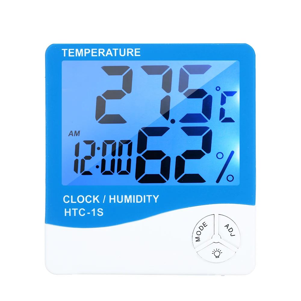 Digital Thermometer Hygrometer Indoor Weather Station Temperature Meter Humidity Meter With Folding Bracket Alarm Clock Function
Digital Thermometer Hygrometer Indoor Weather Station Temperature Meter Humidity Meter With Folding Bracket Alarm Clock Function