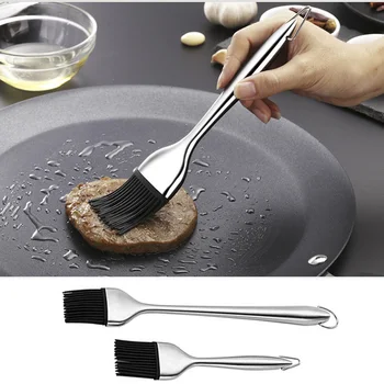 2pcs Silicone Sauce Basting Brush Sturdy BBQ Basting Brush with Stainless Steel Handles Grilling Bbq Tools Baking Cooking Tools 
2pcs Silicone Sauce Basting Brush Sturdy BBQ Basting Brush with Stainless Steel Handles Grilling Bbq Tools Baking Cooking Tools