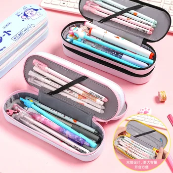 Kawaii Pencil Case Double Layer School Pencil Box Canvas Cat Pencilcase Large Capacity Pens Case Cute School Supplies Stationery
Kawaii Pencil Case Double Layer School Pencil Box Canvas Cat Pencilcase Large Capacity Pens Case Cute School Supplies Stationery