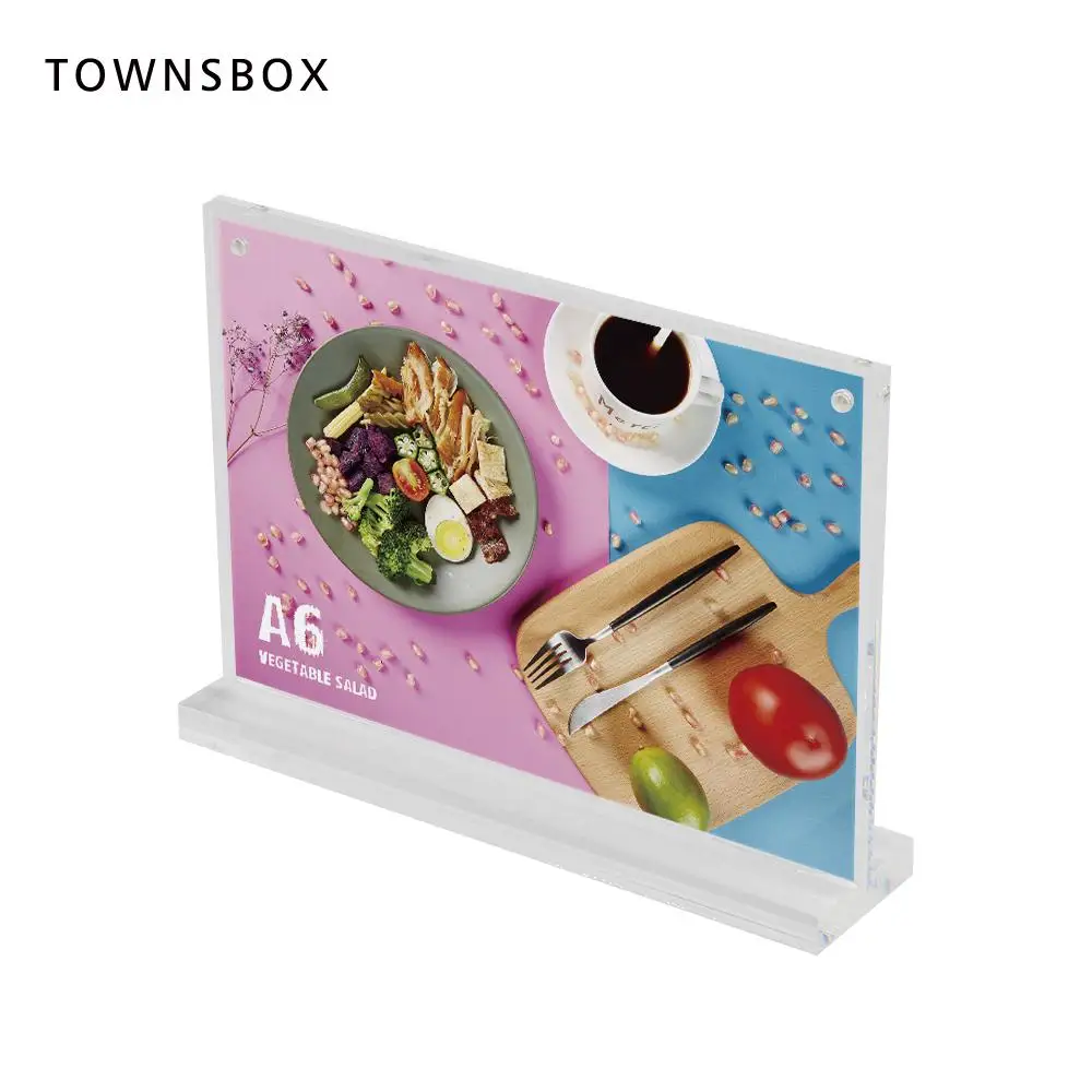 T Acrylic Photo Poster Menu Picture Sign Label Holder Stand Frame A6 For Advertising Promotion Display Rack
T Acrylic Photo Poster Menu Picture Sign Label Holder Stand Frame A6 For Advertising Promotion Display Rack