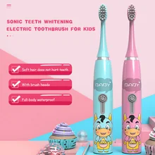 

Sonic Electric for Kids Battery Powered Waterproof Tooth Whitening Brush with Toothbrush Heads