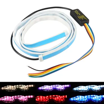 Car Additional Stop Light Dynamic Streamer Floating LED Strip 12v Auto Trunk Tail Brake Running Turn Signal Lamp seven color
Car Additional Stop Light Dynamic Streamer Floating LED Strip 12v Auto Trunk Tail Brake Running Turn Signal Lamp seven color
