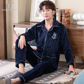 SAMWESTART Men's Stain Silk Pajama Sets Atumn Spring Thicken Men Pajamas Nightwear Men Sexy Modern Style Solid Color Sleepwear
SAMWESTART Men's Stain Silk Pajama Sets Atumn Spring Thicken Men Pajamas Nightwear Men Sexy Modern Style Solid Color Sleepwear