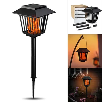 3.7V 96 LED Waterproof Flickering Flame Solar Torch Light Landscape Decoration Light with Light Sense and Second Gear On / Off
3.7V 96 LED Waterproof Flickering Flame Solar Torch Light Landscape Decoration Light with Light Sense and Second Gear On / Off