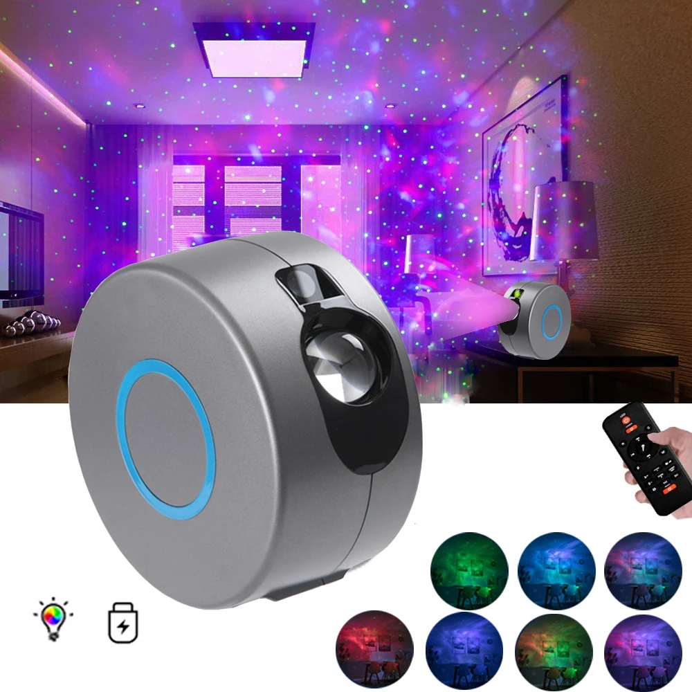 Laser Galaxy Starry Sky Projector Rotating Water Waving Night Light Led Colorful Nebula Cloud Lamp Atmospher Bedroom Beside Lamp
Laser Galaxy Starry Sky Projector Rotating Water Waving Night Light Led Colorful Nebula Cloud Lamp Atmospher Bedroom Beside Lamp