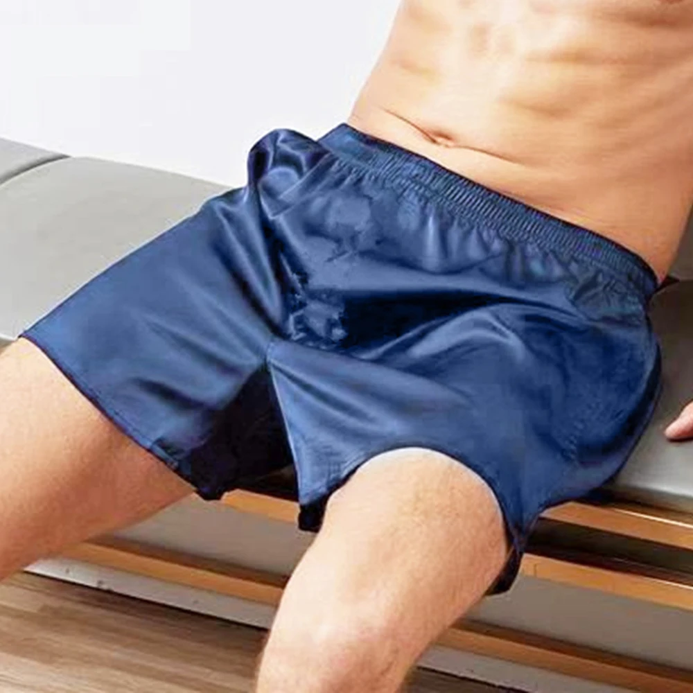Men's Home Silk Satin Pajamas Boxers Shorts Nightwear Pyjamas Pants Sleep Bottoms Summer Sleep Bottoms Solid Silk Satin Homewear
Men's Home Silk Satin Pajamas Boxers Shorts Nightwear Pyjamas Pants Sleep Bottoms Summer Sleep Bottoms Solid Silk Satin Homewear