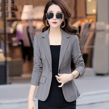Women blazers plus size Female 2019 Runway Jacket Office Lady Suits Button Coat Vintage Plaid Slim Blazers For Women Formal 0282
Women blazers plus size Female 2019 Runway Jacket Office Lady Suits Button Coat Vintage Plaid Slim Blazers For Women Formal 0282