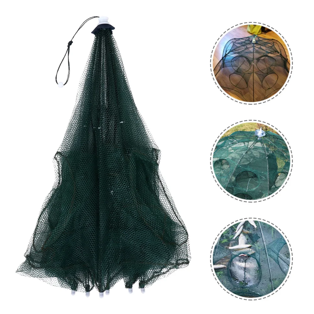 Umbrella-shaped Fishing Trap Portable Folding Fishing Net Fish Trap Catching Net for Crawfish Shrimp Minnows
Umbrella-shaped Fishing Trap Portable Folding Fishing Net Fish Trap Catching Net for Crawfish Shrimp Minnows