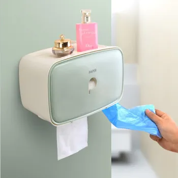 Waterproof Toilet Paper Holder Plastic Tissue Box Drawers Wall Mounted Wc Roll Paper Holder CaseTube Storage Box Bathroom Tools
Waterproof Toilet Paper Holder Plastic Tissue Box Drawers Wall Mounted Wc Roll Paper Holder CaseTube Storage Box Bathroom Tools
