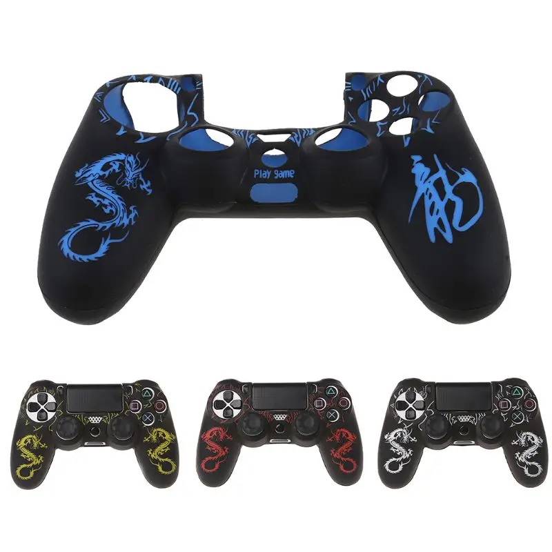 1 Set New Chinese Dragons Silicone Gamepad Cover Case + 2 Joystick Caps For PS4 Controller
1 Set New Chinese Dragons Silicone Gamepad Cover Case + 2 Joystick Caps For PS4 Controller