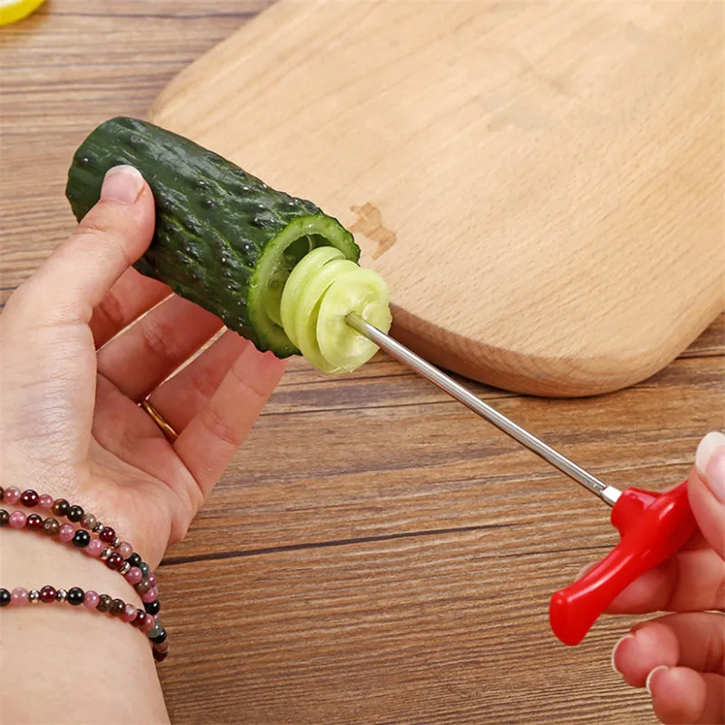 CTREE 1Pc Kitchen Accessories Manual Roller Spiral Slicer Radish Potato Vegetable Spiral Cutter Kitchen Fruit Carving Tools C230
CTREE 1Pc Kitchen Accessories Manual Roller Spiral Slicer Radish Potato Vegetable Spiral Cutter Kitchen Fruit Carving Tools C230