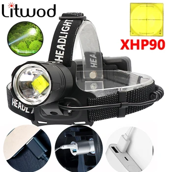 Z40Super Bright XHP90 USB Rechargeable Led Headlamp XHP70 Most Powerfull Headlight Fishing Camping ZOOM Torch by 3*18650 battery
Z40Super Bright XHP90 USB Rechargeable Led Headlamp XHP70 Most Powerfull Headlight Fishing Camping ZOOM Torch by 3*18650 battery