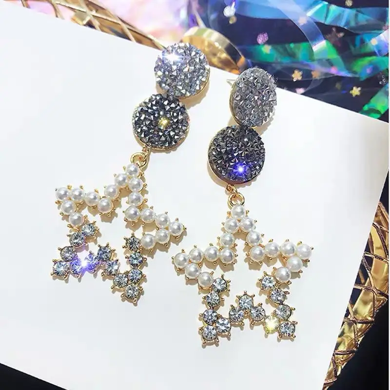 Trendy Elegant Created Big Simulated Pearl Long Earrings Pearls String Statement Drop Earrings For Wedding Party Gift
Trendy Elegant Created Big Simulated Pearl Long Earrings Pearls String Statement Drop Earrings For Wedding Party Gift