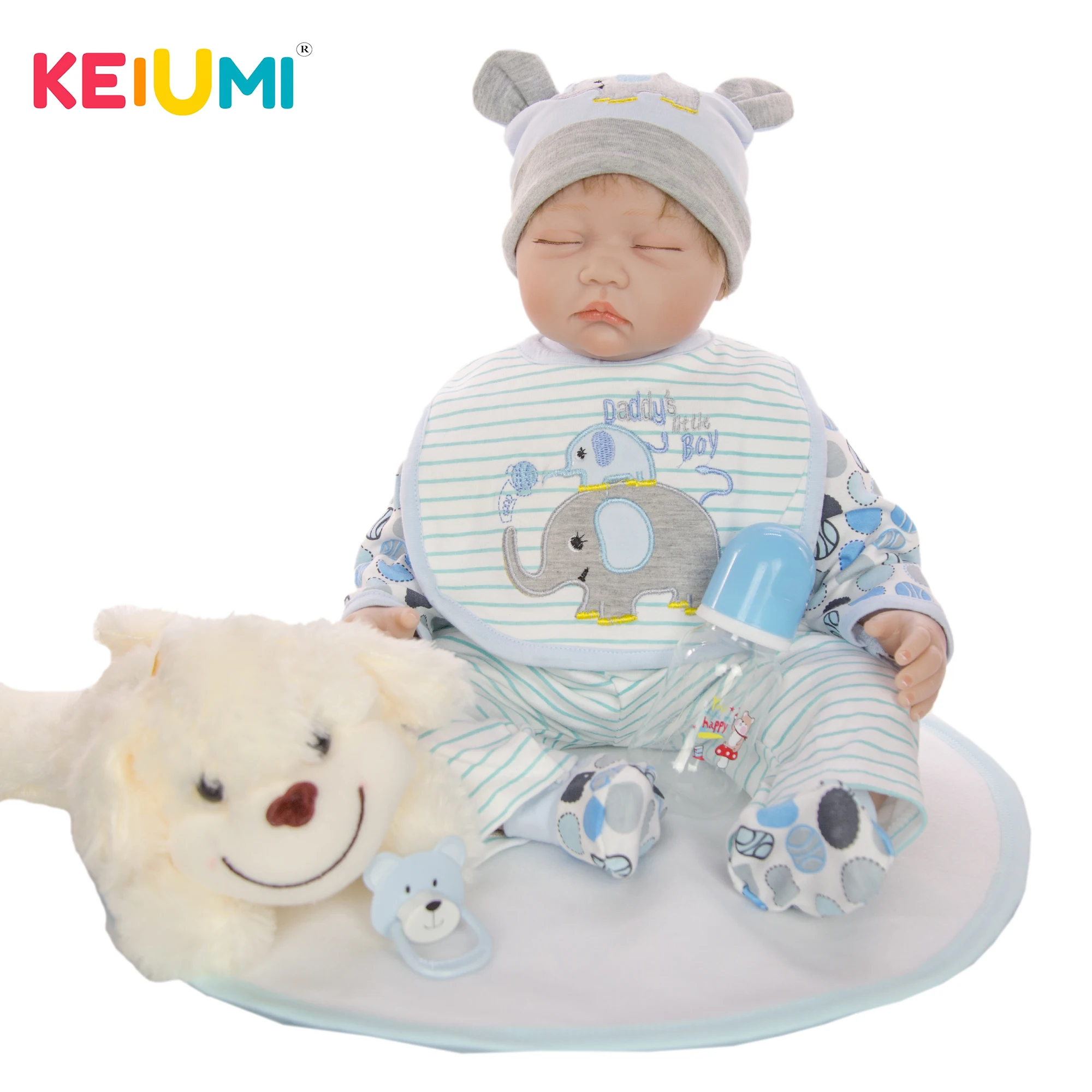 KEIUMI Lifelike Sleeping Hotsale Cute 22 Inch 55 cm Reborn Baby Doll Kid Playmate Gift Alive Soft Toys Bouquets Baby Reborn Toy
KEIUMI Lifelike Sleeping Hotsale Cute 22 Inch 55 cm Reborn Baby Doll Kid Playmate Gift Alive Soft Toys Bouquets Baby Reborn Toy