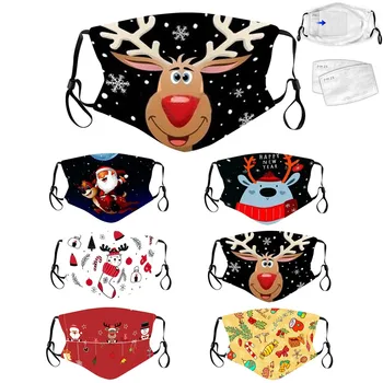 Reusable Protective Mask Pm2.5 Activated Carbon Filter Mask Christma Print Mouth Mask Anti Dust Face Mask Windproof Mouth-muffle
Reusable Protective Mask Pm2.5 Activated Carbon Filter Mask Christma Print Mouth Mask Anti Dust Face Mask Windproof Mouth-muffle