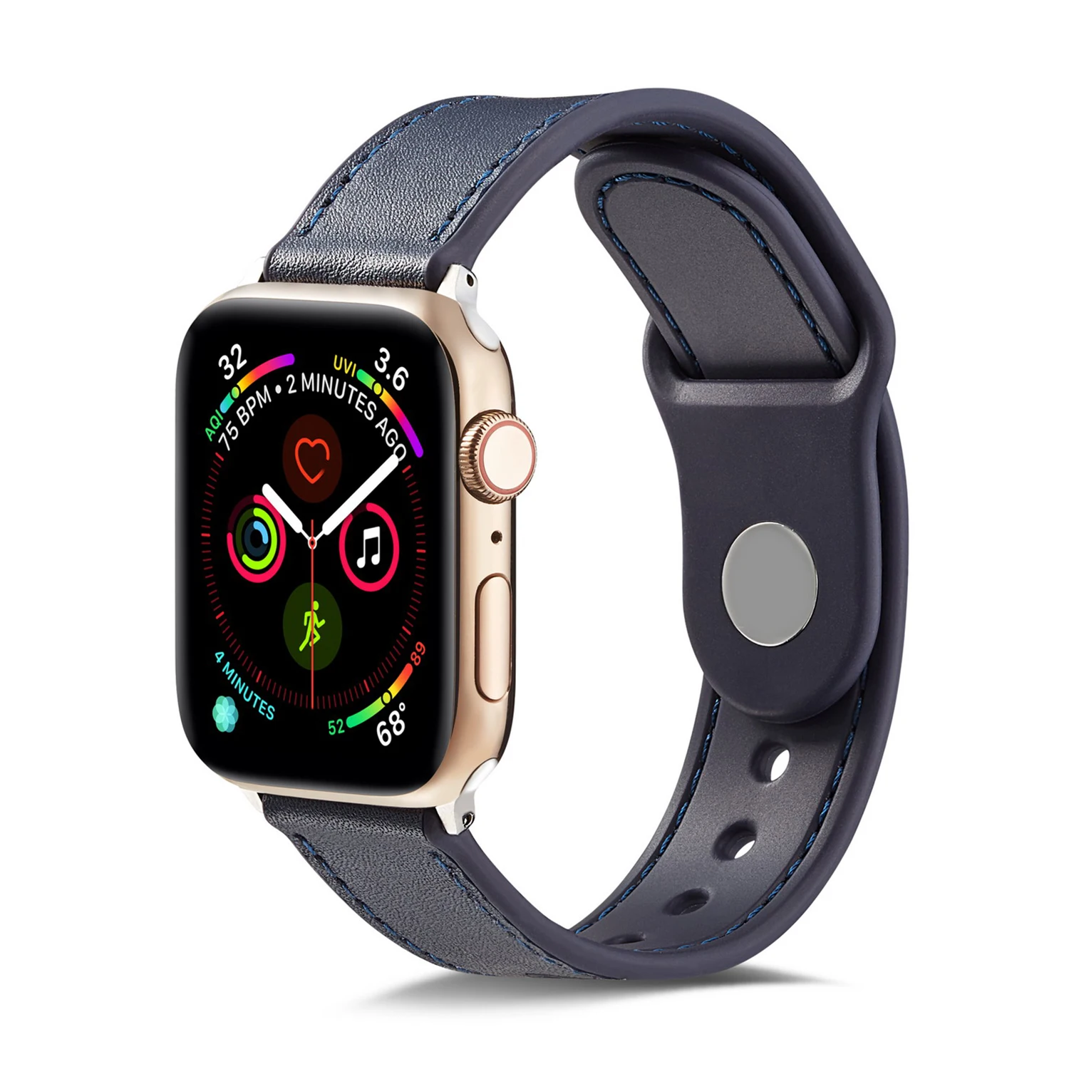 fashion Genuine Leather + silicone loop for Apple Watch Band for iwatch 5 4 3 2 1 38mm 42mm Strap 40mm 44mm
fashion Genuine Leather + silicone loop for Apple Watch Band for iwatch 5 4 3 2 1 38mm 42mm Strap 40mm 44mm