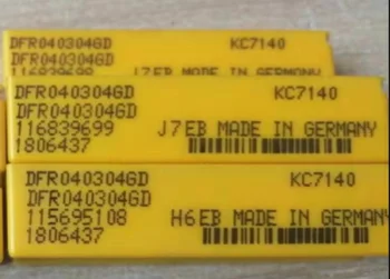 10PCS KENNAMETAL CARBIDE INSERT DFR040304GD KC7140
10PCS KENNAMETAL CARBIDE INSERT DFR040304GD KC7140