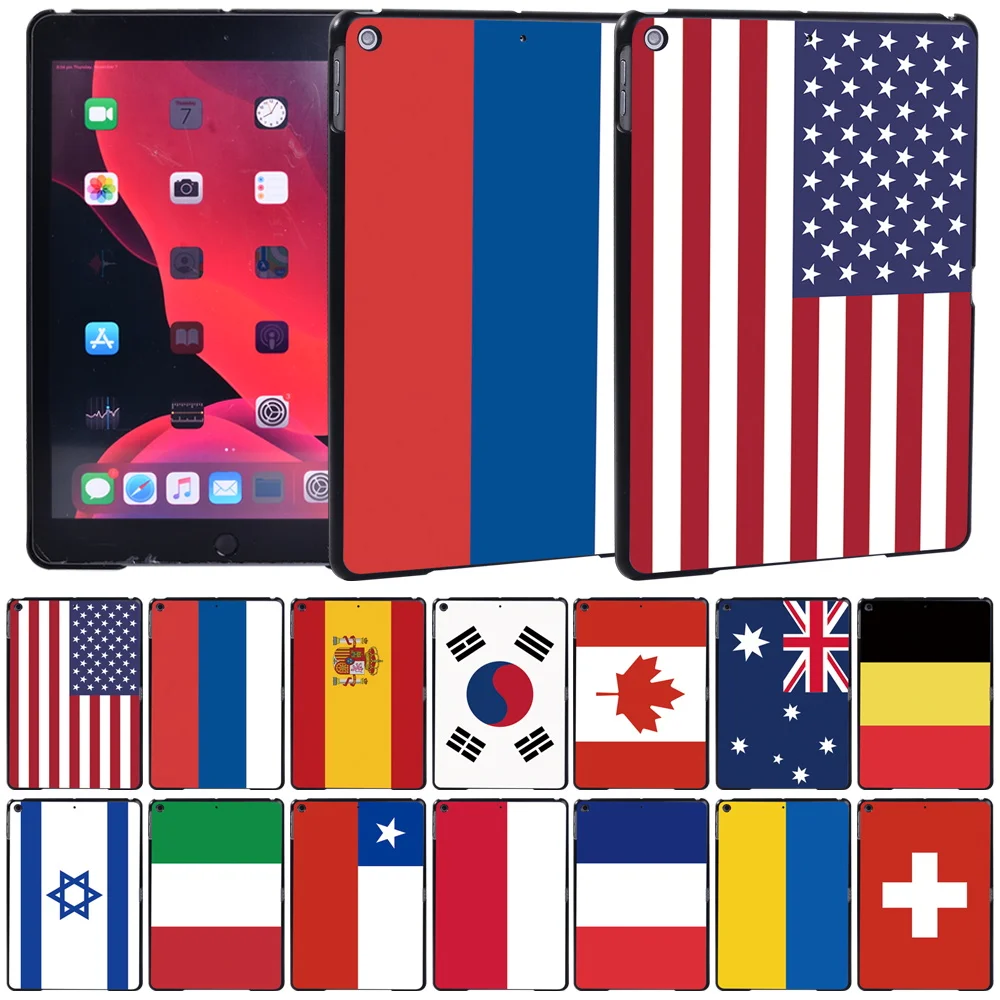 Flag Case Fit Apple IPad(2017/2018/2019)/IPad 2/3/4/Mini 1/2/3/4/5/Air(1/2/3)/Pro(9.7/10.5)/Pro 11(2018/2020) Tablet Back Shell
Flag Case Fit Apple IPad(2017/2018/2019)/IPad 2/3/4/Mini 1/2/3/4/5/Air(1/2/3)/Pro(9.7/10.5)/Pro 11(2018/2020) Tablet Back Shell