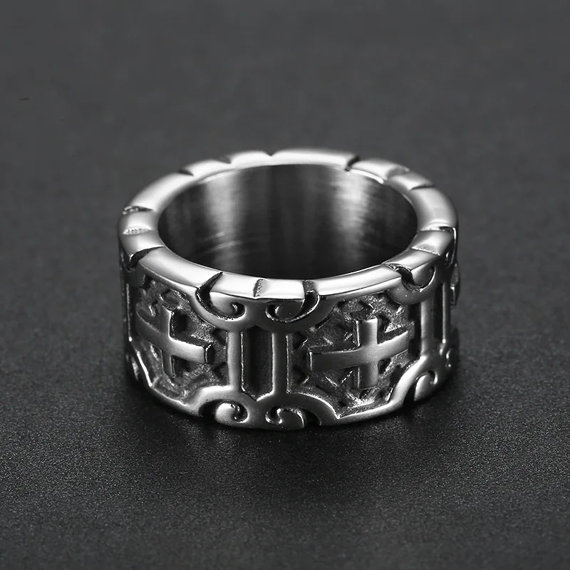 Europe And America Hot Sales Customization of Individual Character Religious Cross Decorative Pattern Titanium Steel Men Circle
Europe And America Hot Sales Customization of Individual Character Religious Cross Decorative Pattern Titanium Steel Men Circle