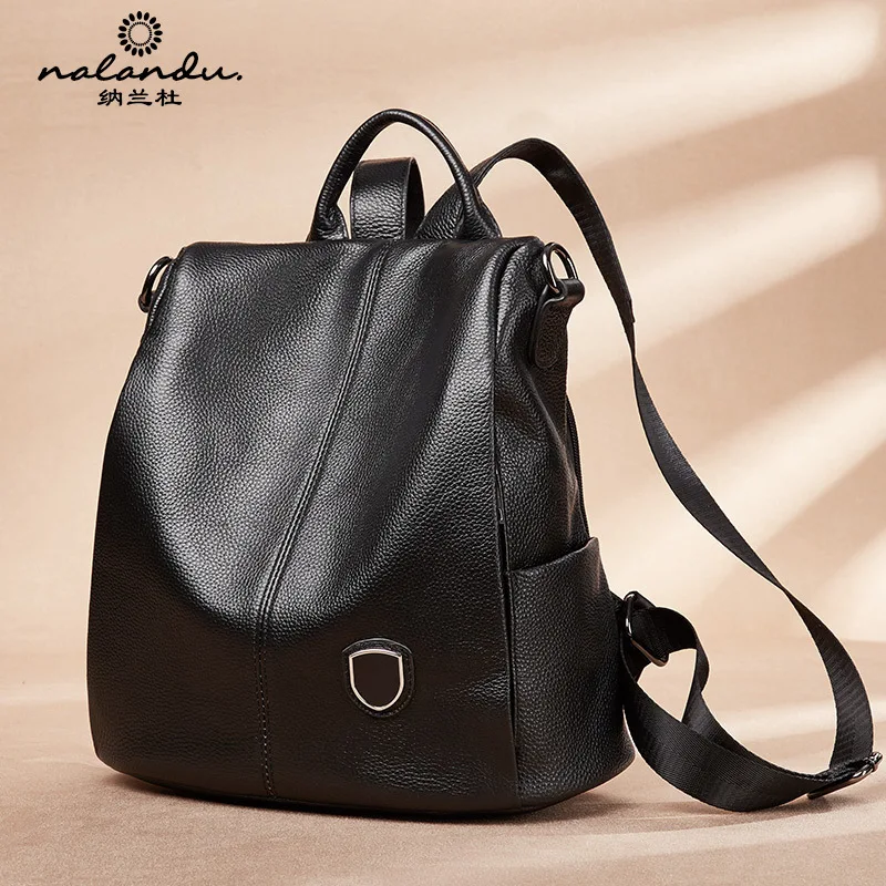 Nalan Du Leather Backpack Women's 2019 New Style Autumn And Winter Large-Volume Backpack Versatile Cowhide Anti-theft Backpack W
Nalan Du Leather Backpack Women's 2019 New Style Autumn And Winter Large-Volume Backpack Versatile Cowhide Anti-theft Backpack W