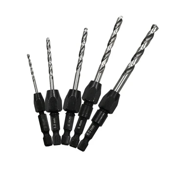 Hex Shank High Speed Steel 6542 Twist Drill, Hand Tool 5 Piece Set Quick Change Handle Hole Drill Set, Metal Reaming Tool
Hex Shank High Speed Steel 6542 Twist Drill, Hand Tool 5 Piece Set Quick Change Handle Hole Drill Set, Metal Reaming Tool