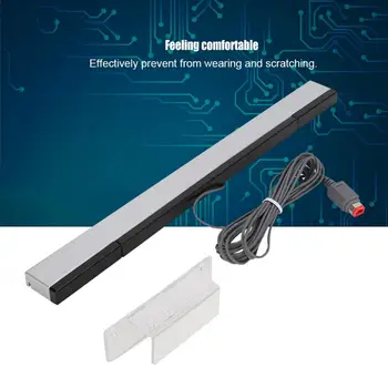 Portable Wired Sensor Inductor Signal Receiver Receiving Bar Support for WII with USB Cable for all angles of the TV
Portable Wired Sensor Inductor Signal Receiver Receiving Bar Support for WII with USB Cable for all angles of the TV